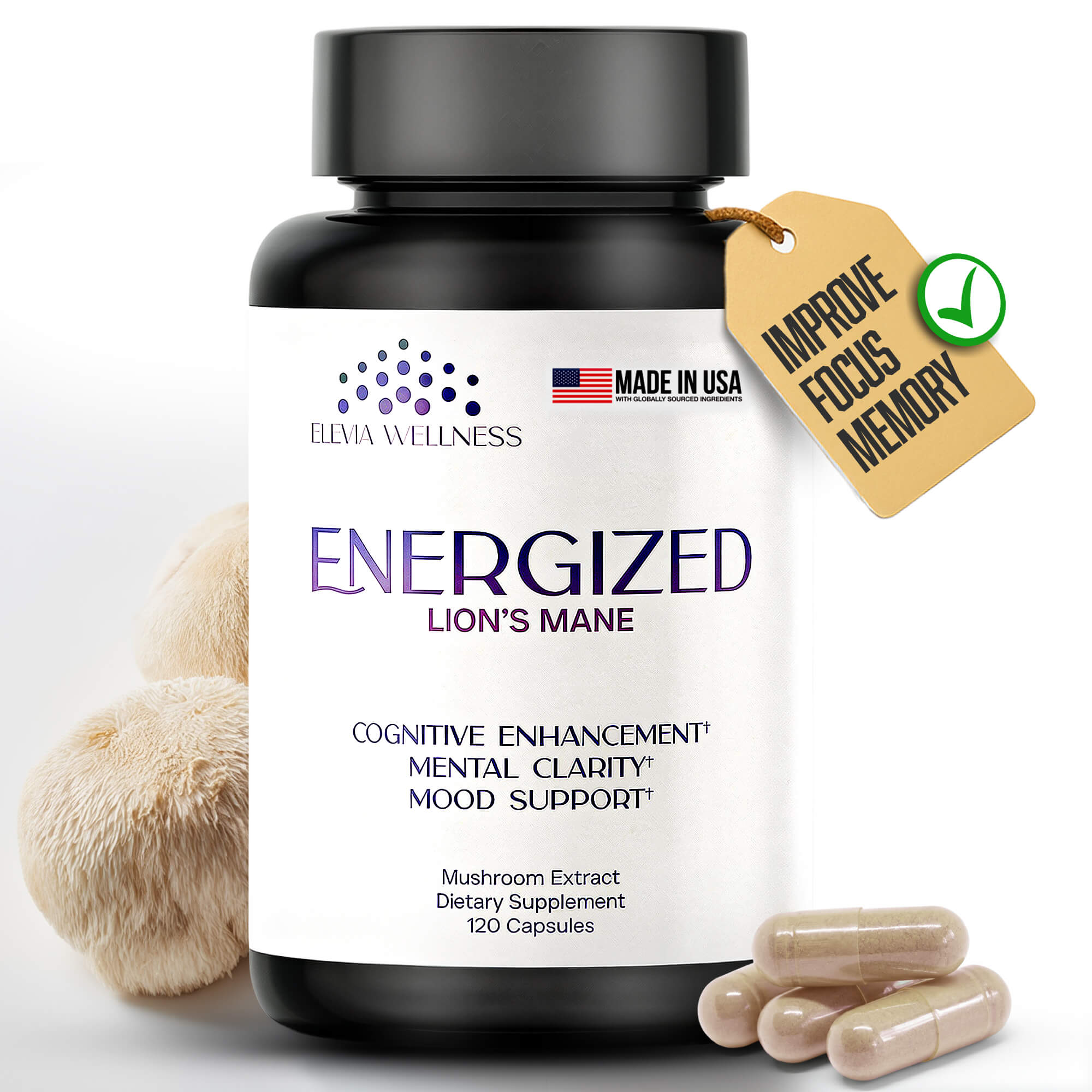 Elevia Wellness Energized Lion's Mane